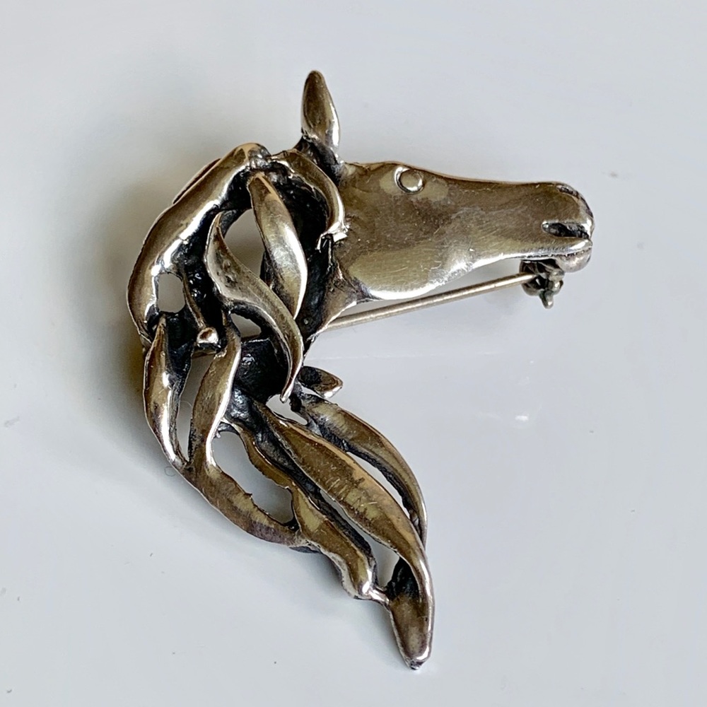 Sterling Silver Horse Pin